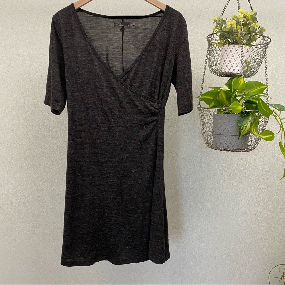 PrAna Nadia Faux Wrap V-Neck Dress - Picture 4 of 8